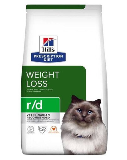 HILL'S Prescription Diet Feline Weight Reduction granule pro kočky s nadváhou 3kg