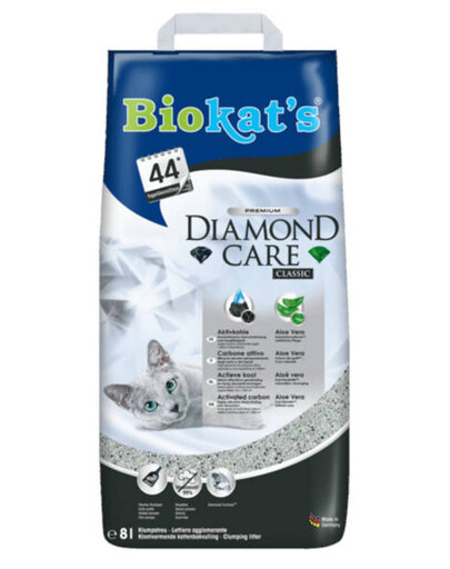 BIOKAT'S Diamond Care Classic bentonitové stelivo pro kočky 8 l