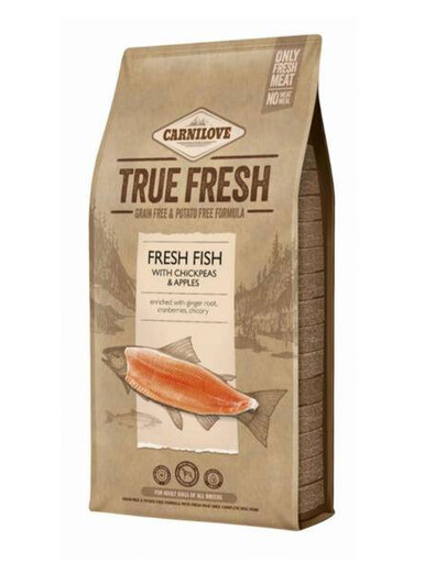 Carnilove True Fresh Adult Dogs Fish 1,4 kg - kompletní granule pro dospělé psy všech plemen