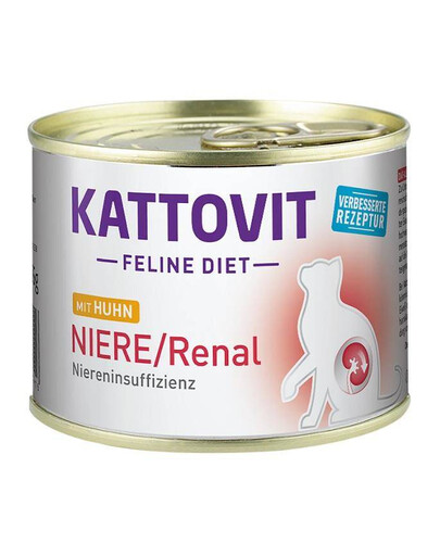 Kattovit Niere/Renal konzerva pro kočky s onemocněním ledvin 185 g