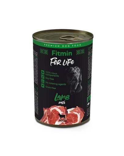 Fitmin psí jehněčí konzerva pro dospělé psy 400 g