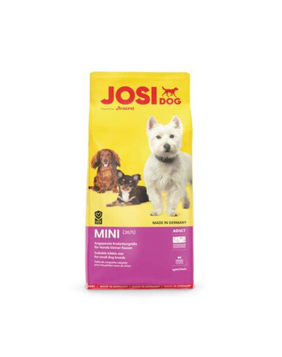 JosiDog Mini granule pro dospělé psy malých a miniaturních plemen 10 kg