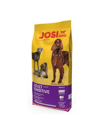 JosiDog Adult Sensitive 15 kg granule pro dospělé psy s citlivým žaludkem, 15 kg