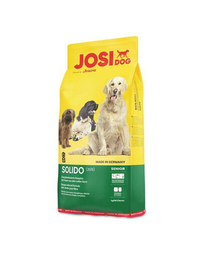 JosiDog Solido 15 kg granule pro dospělé a starší psy s nadváhou