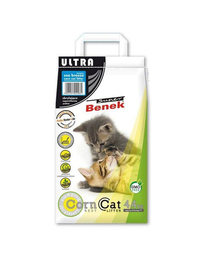 Super Benek Corn Cat Ultra kukuřičné stelivo pro kočky 7 l (4,4kg)