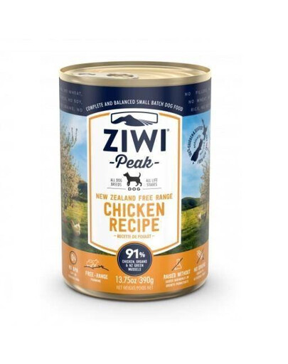 ZIWIPEAK Dog Chicken Chicken 390 g krmivo pro dospělé psy 390 g