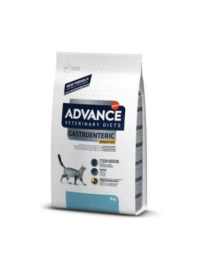 ADVANCE DIET Gastroenteric Sensitive 8 kg pro kočky s citlivostí na potraviny
