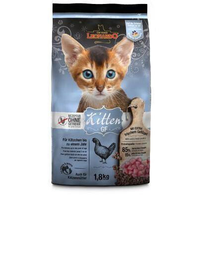 LEONARDO Kitten GrainFree bezobilné granule pro koťata 1,8 kg