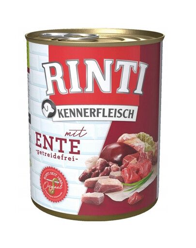 RINTI Kennerfleisch konzerva pro psa s kachním masem 800 g