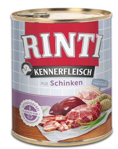 RINTI Kennerfleisch krmivo pro psy se šunkou 800 g