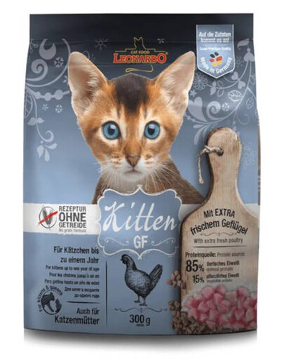 LEONARDO Kitten GrainFree granule pro koťata bez obilovin 300 g