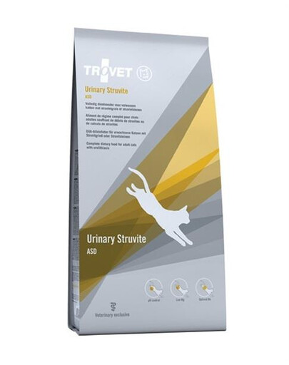 TROVET Urinary Struvite ASD specializované granule pro kočky 10 kg