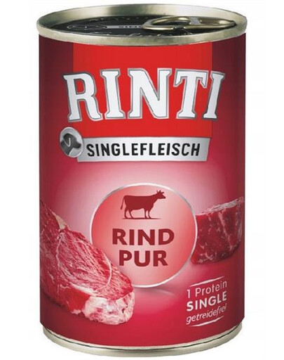 RINTI Singlefleisch Beef Pure monoproteinové konzerva pro psy s hovězím masem 400 g