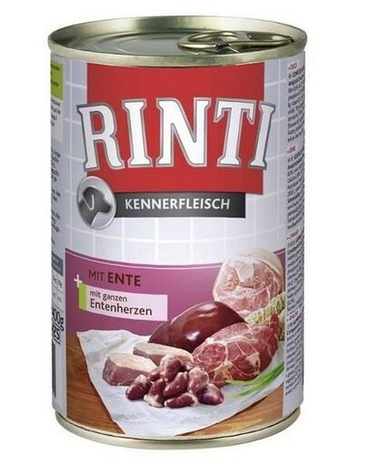 Rinti Kennerfleisch 400 g konzerva pro psy s kachním masem