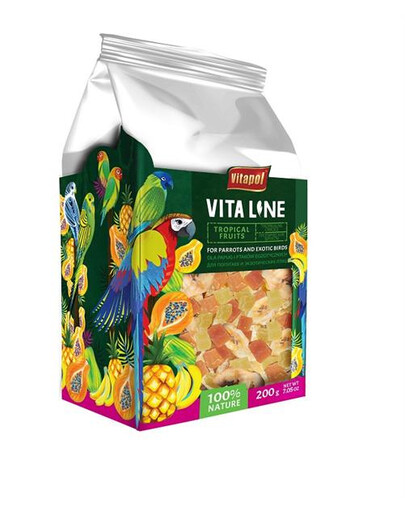 Vitaline tropické ovoce pro exotické ptactvo 200 g