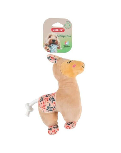 CHIQUITOS spící lama plyšová hračka pro psa plyšová hračka