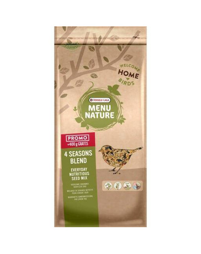 VERSELE-LAGA Menu Nature 4 Seasons Blend venkovní krmivo pro ptáky 4 kg + 400 g