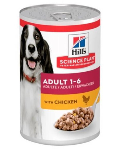 HILL'S Science Plan Canine Adult Chicken mokré krmivo pro dospělé psy s kuřecím masem 370 g