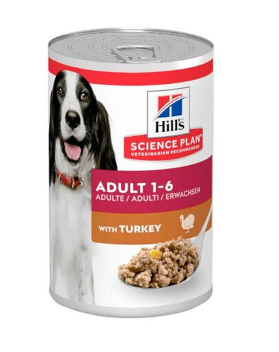 HILL'S Science Plan Canine Adult Turkey mokré krmivo pro dospělé psy s krůtou 370 g