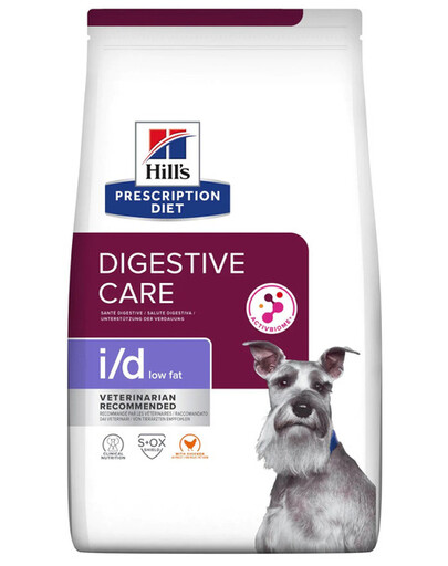 HILL'S Prescripton Diet I/D Low Fat Digestive Care granule pro psy s poruchami trávení 1,5 kg