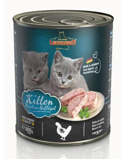 LEONARDO Quality Selection Kitten konzerva pro koťata s drůbeží 800 g