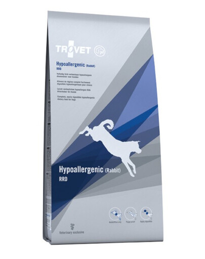 TROVET Hypoallergenic Rabbit RRD hypoalergenní granule pro dospělé psy 3 kg