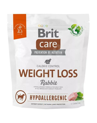 Brit care dog hypoallergenic weight loss granule pro dospělé psy s nadváhou 1 kg