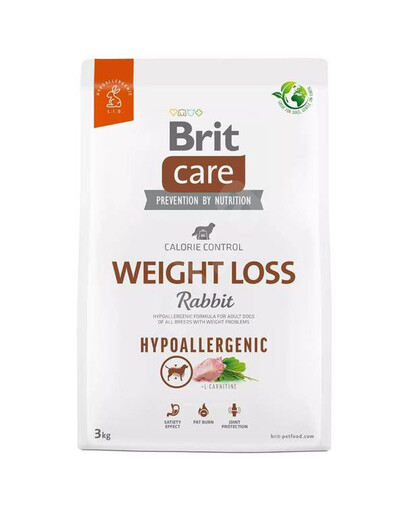 Brit care dog hypoallergenic weight loss granule pro dospělé psy s nadváhou 3 kg