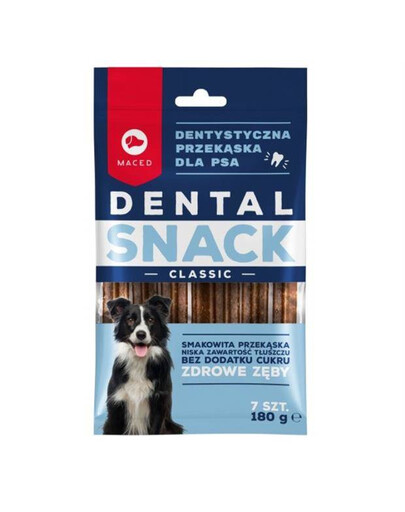 MACED Dental Snack Classic dentální pamlsek 180 g/7 ks