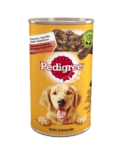 PEDIGREE Adult konzervy pro dospělé psy s kuřecím masem a mrkví v želé 12x 1200 g