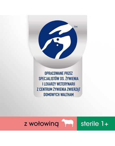 Perfect Fit ( Sterilní 1+ ) granule s hovězím masem pro kočky po sterilizaci 750 g