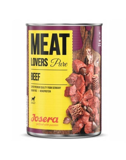 Josera Meat Lovers Pure Beef 800 g - konzerva pro dospělé psy