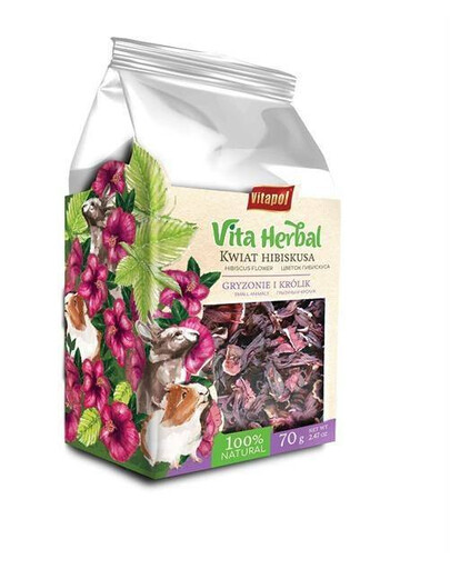 Vita Herbal pro hlodavce a králíky, květ ibišku 70 g