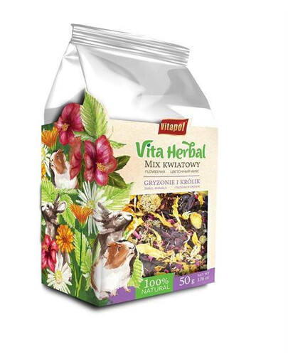 Vita Herbal pro hlodavce a králíky květinová směs 50 g