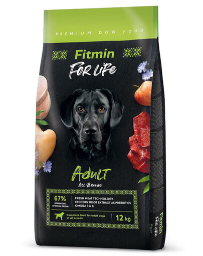 FITMIN For Life Adult All Breeds granule pro psy 12 kg