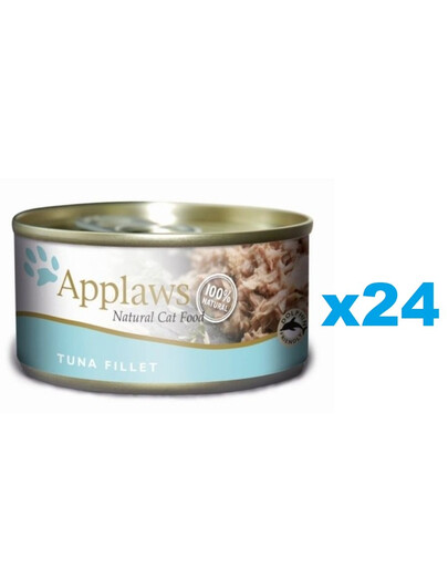 APPLAWS Cat Adult Tuna Fillet in Broth filet z tuňáka ve vývaru 24x70g