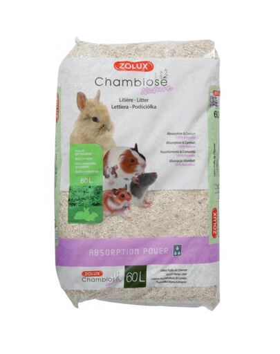 ZOLUX Podestýlka Chambiose Nature pro hlodavce 60 l