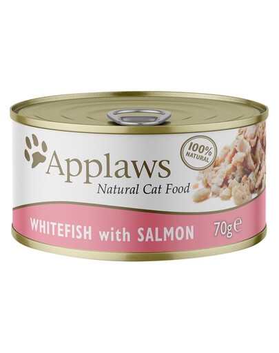 APPLAWS Cat Whitefish & Salmon bílá ryba a losos 70 g