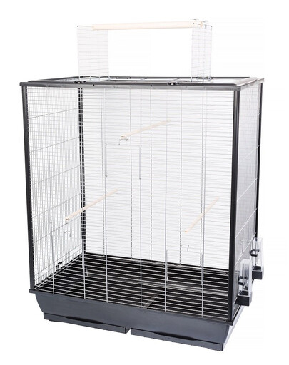 INTERZOO Fiona XL Klatka dla ptaków 78 cm czarna