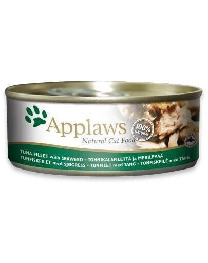 APPLAWS Cat Adult Tuna with Seaweed in Broth tuňák s řasou ve vývaru 6x70g