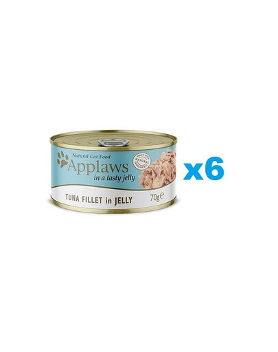 APPLAWS Cat Adult Tuna Fillet in Jelly tuňák v želé 6x70g