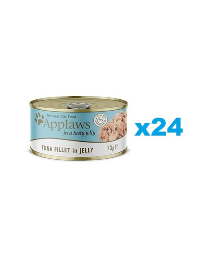 APPLAWS Cat Adult Tuna Fillet in Jelly tuňák v želé 24x70g