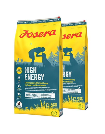 JOSERA High Energy 2x12,5 kg pro dospělé sportovní psy