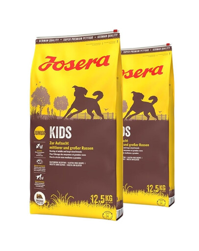 JOSERA Kids 2x12,5 kg pro mladé psy středních a velkých plemen