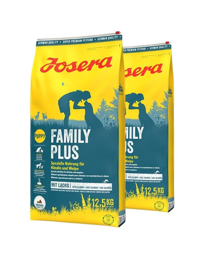 JOSERA FamilyPlus 2x12,5 kg pro štěňata, březí a kojící feny