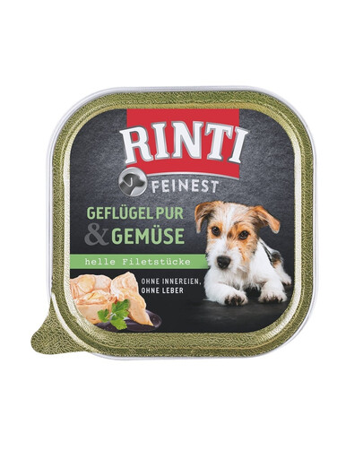 RINTI Feinest Poultry Pure&Vegetables drůbeží maso se zeleninou 150 g