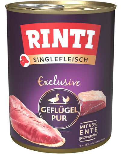 RINTI Singlefleisch Exclusive Poultry Pure 800 g