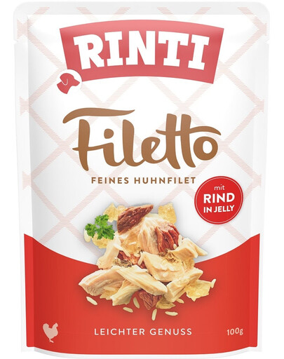 RINTI Filetto in Jelly Chicken&Beef kuřecí a hovězí maso v želé 100 g