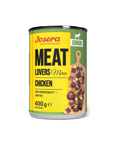 JOSERA Meat Lovers Junior Menu Kuřecí maso pro štěňata 400g