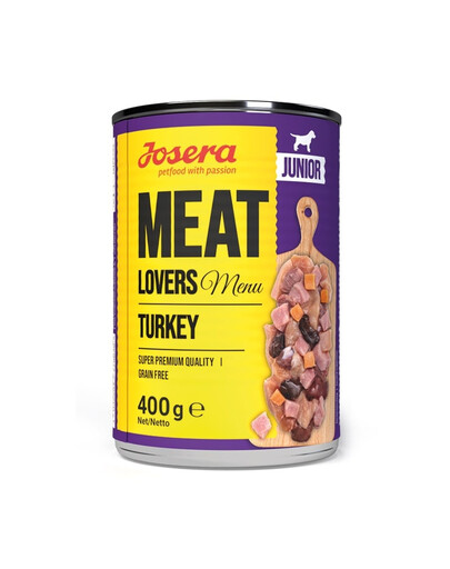 JOSERA Meat Lovers Junior Menu Krůta pro štěňata 400g